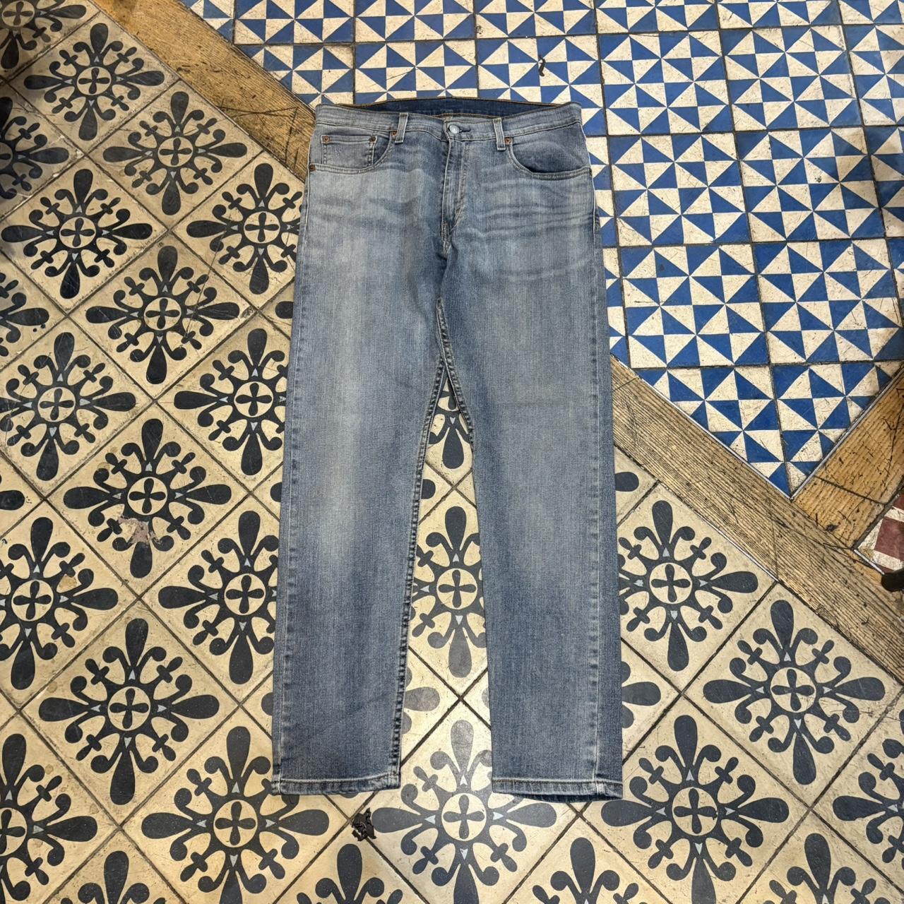 0325F37F - Vintage retro essential Levi’s 512 Light Blue Wash Denim Jenas Trousers pants  #denim #fit #levis #levis512 #slimfit