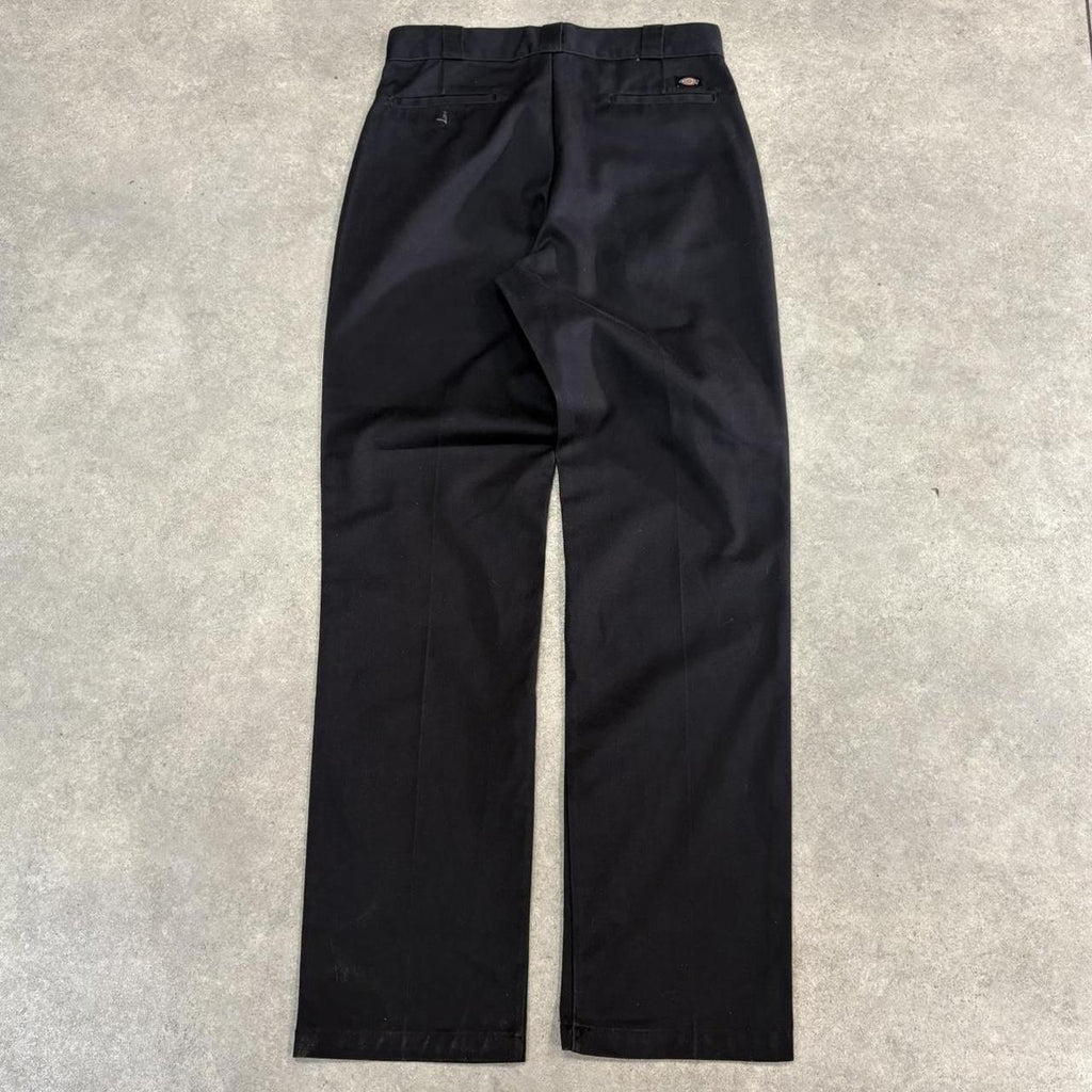 BR1912AAD-U - Vintage retro essential Black Dickies 874 Straight Leg Trousers pants casual workwear #skater #utility #workwear #straightleg #dickies