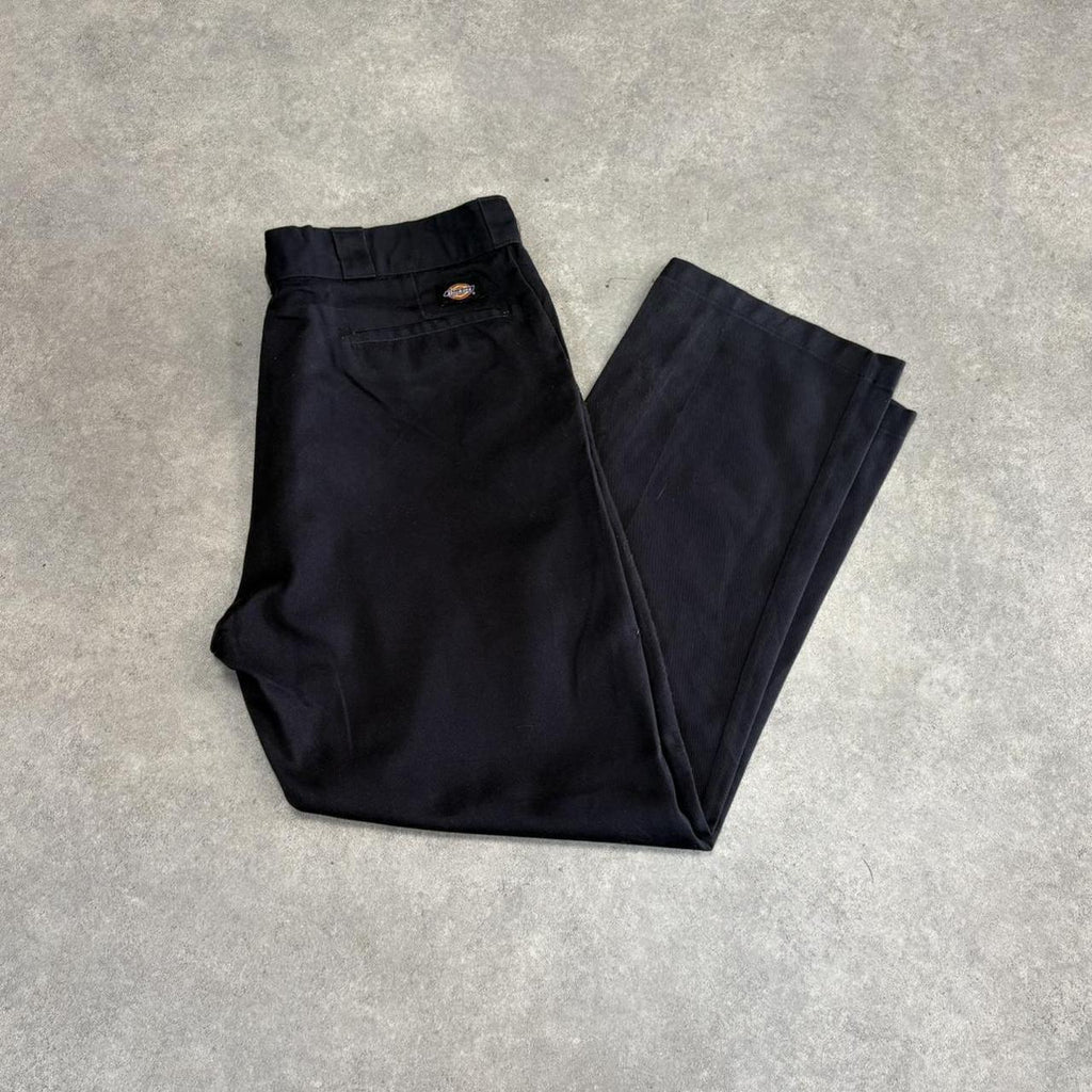 BR1011BB-U - Vintage retro Essential Black Dickies Trousers pants casual workwear #skater #utility #workwear #dickies #straightleg