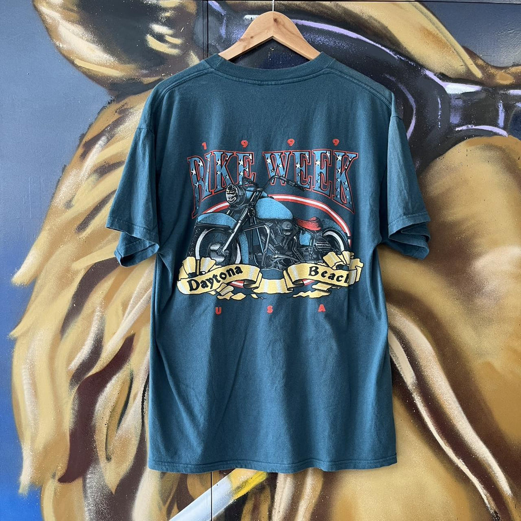 1999 Daytona Bike Week Graphic Single Stitch Tee