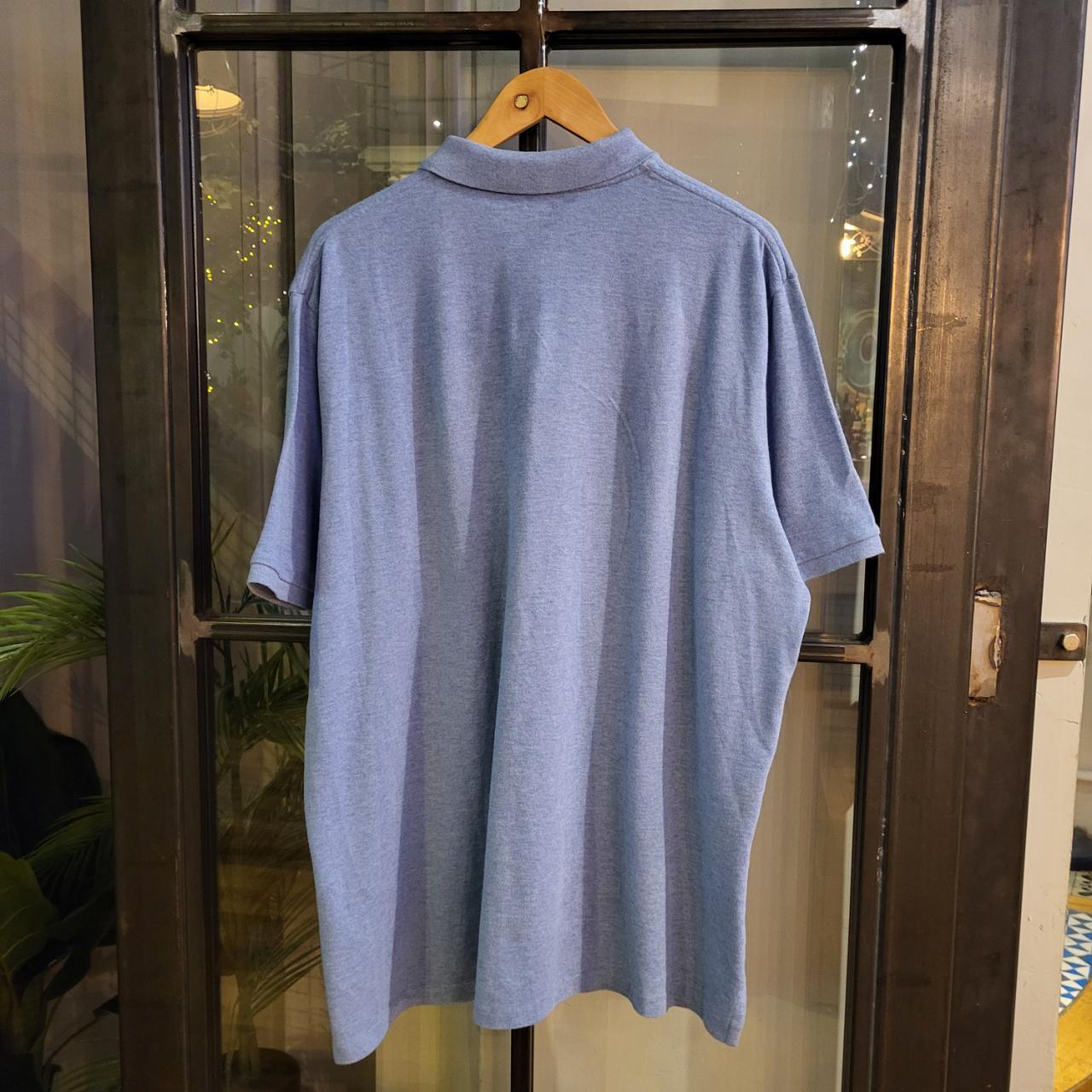 POL262 - Vintage Ralph Lauren Light Blue Polo Shirt Short Sleeve collared button up top #Y2K #preppy #chiefkeef #golf #oldmoney