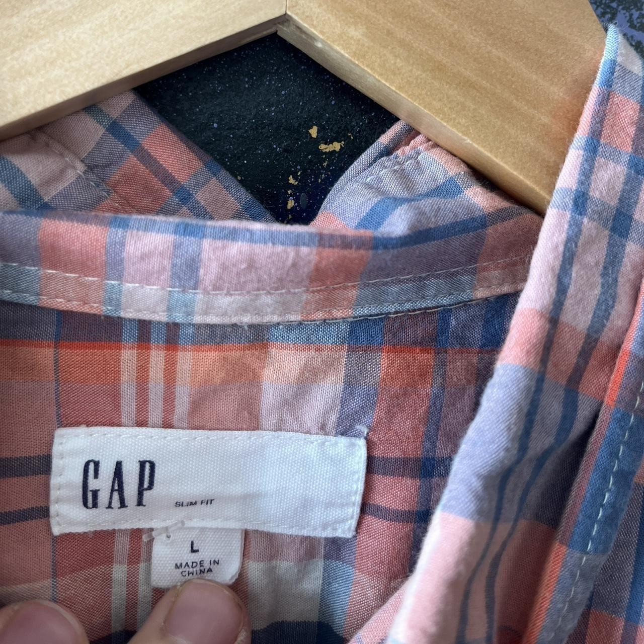Checkered Short Sleeve Button Up Shirt