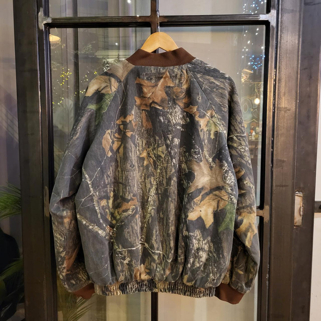 RTB068 - Vintage retro essential camouflage camo Woodland Realtree utility field hunting lined full zip jacket coat #camo #hunting #realtree #y2k #utility