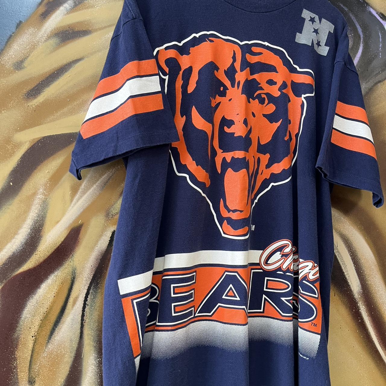 1994 NFL Chicago Bears AOP Graphic Single Stitch Tee