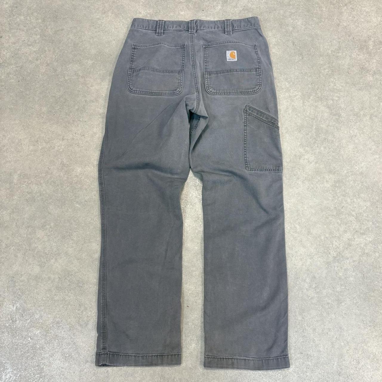 BR2701ED-U - Vintage retro essential  Carhartt Grey carpenter Trousers pants casual workwear #skater #utility #workwear #carpenter #carhartt
