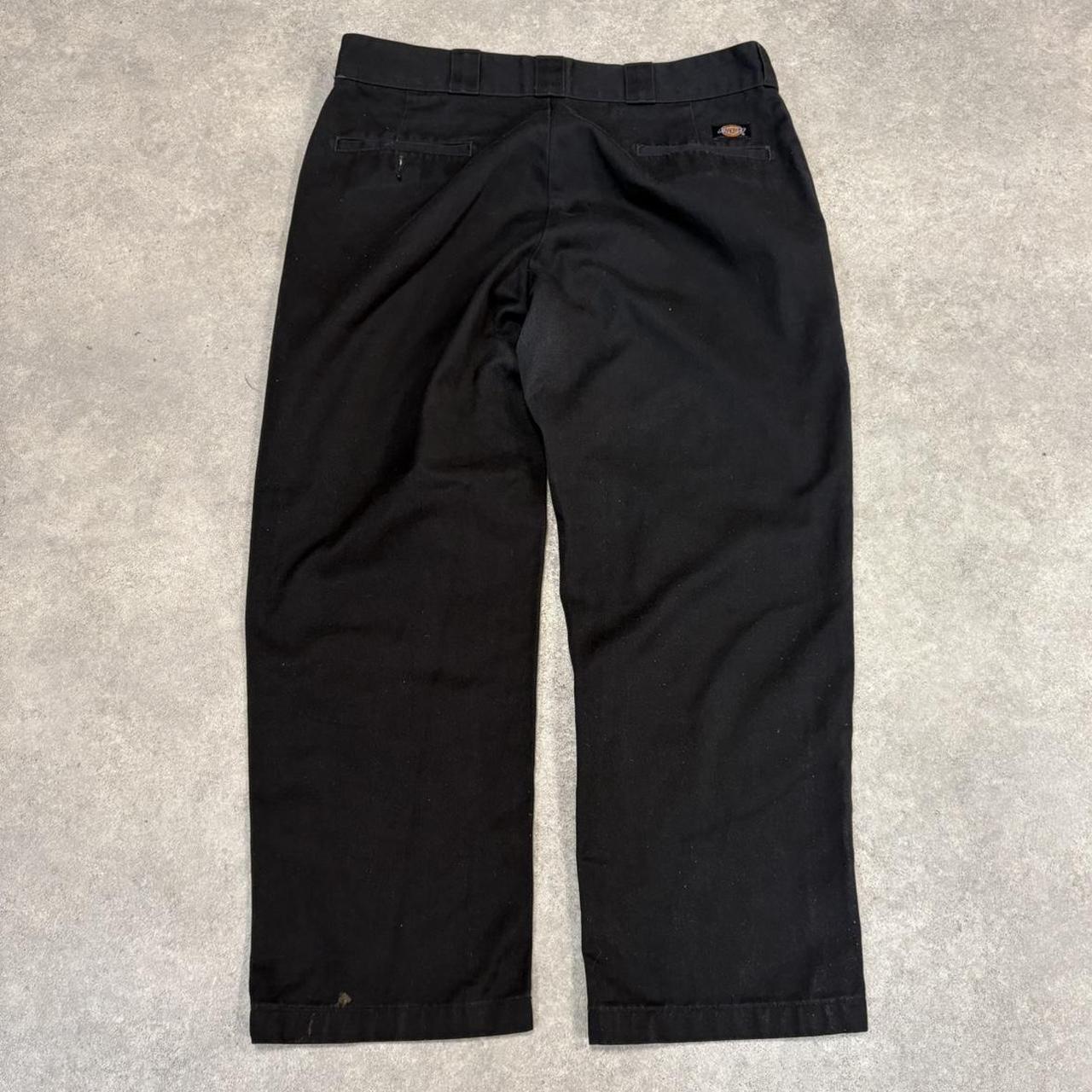 BR1011BA-U - Vintage retro essential Black Dickies Straight Leg Trousers pants casual workwear #skater #utility #workwear #straightleg #dickies