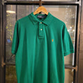 POL274 - Vintage Ralph Lauren Green Polo Shirt Short Sleeve collared button up top #Y2K #preppy #chiefkeef #golf #oldmoney