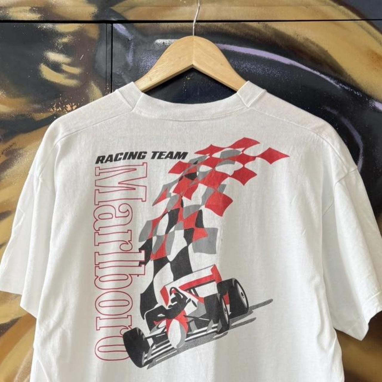 CDF0310Bi-U - Vintage Retro Essential Marlboro Racing Motorsports Racing Team Race Car Motorsports Graphic Print Single Stitch Top Tee T-shirt #90s #graphic #marlboro #motorsports #racing