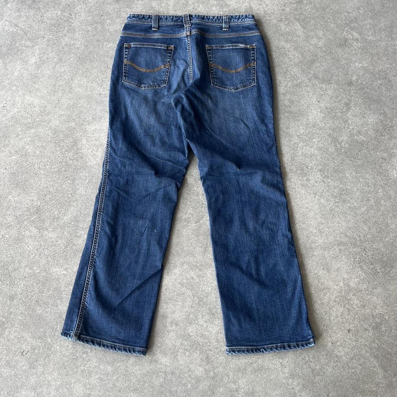 Carhartt Dark Wash Check Lined Denim Jeans