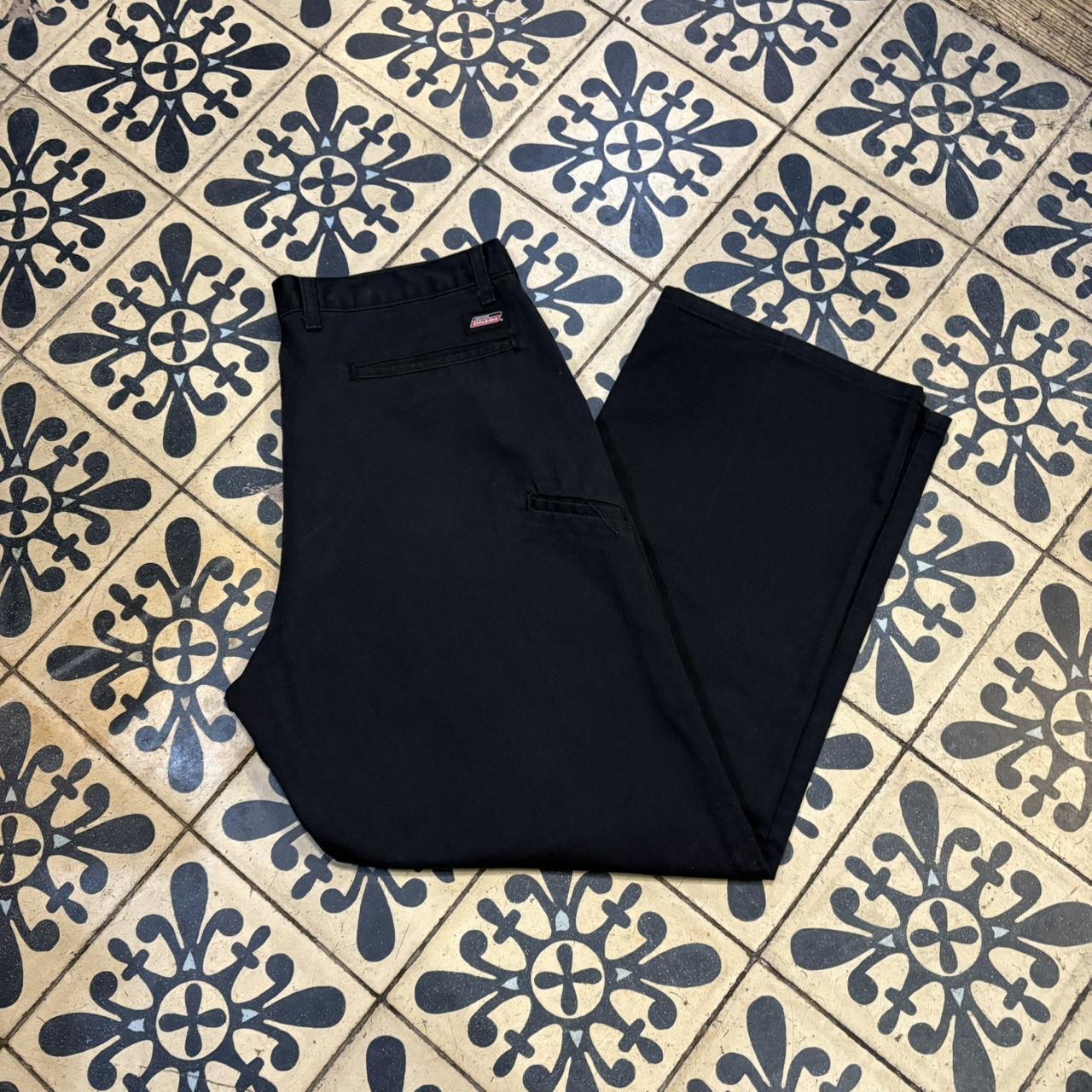 BR1011CX-F - Vintage retro essential Black Dickies Straight Leg Trousers pants casual workwear #skater #utility #workwear #straightleg #dickies
