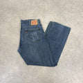 BR2701FO-U - Vintage retro essential Levi’s 514 Straight Leg Blue Wash Denim Jeans Trousers pants #denim #levis #levis514 #starightleg #jeans