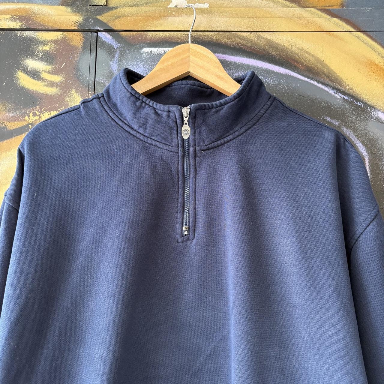 Vintage Nike Golf Sweatshirt Mens XL Navy 1/4 Zip Embroidered Patch Logo Pullover Jumper Top 90s Y2K 00s