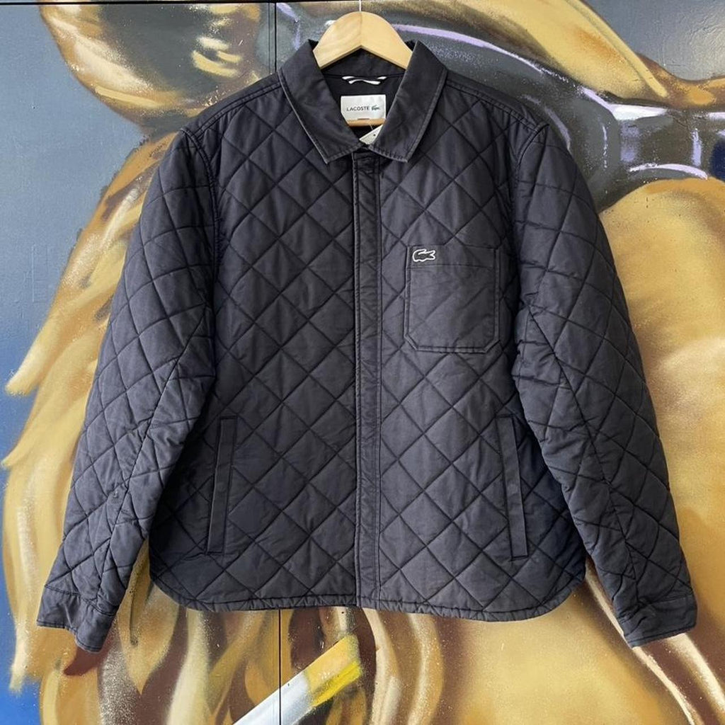 Lacoste Full Zip Diamond Quilted Jacket