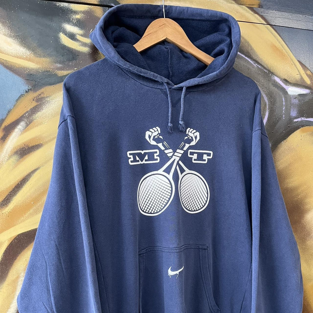 Nike Match Tough Tennis Graphic Embroidered Swoosh Hoodie