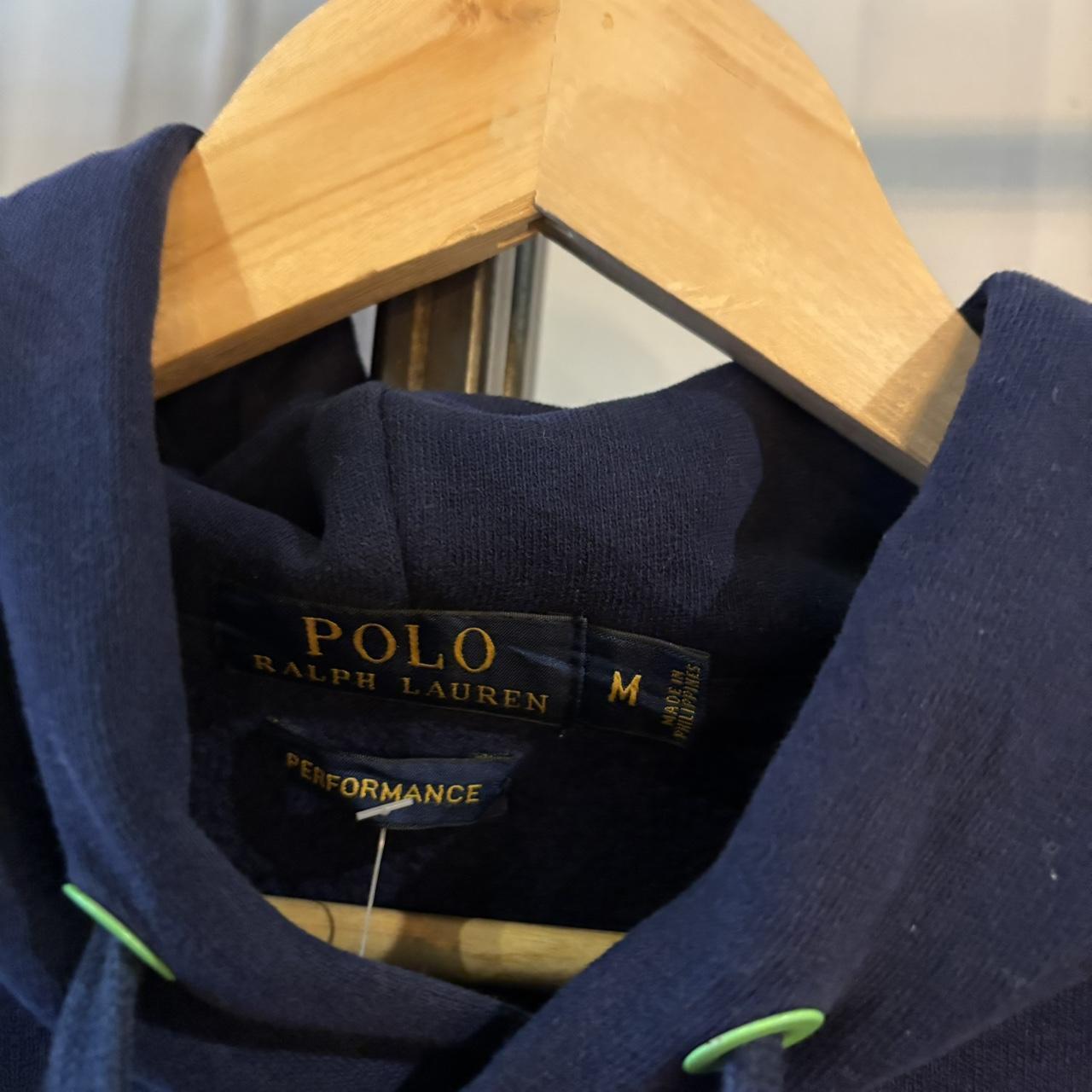 SWT691F - Vintage Retro Essential Navy Polo Ralph Lauren Sweatshirt Hoodie with embroidered chest logo #y2k #preppy #oldmoney #preppy #poloralphlauren