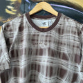 Adidas Reveal AOP Plaid Check Tee