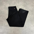 BR1912AAN-U - Vintage retro essential Black Dickies Straight Leg Trousers pants casual workwear #skater #utility #workwear #straightleg #dickies