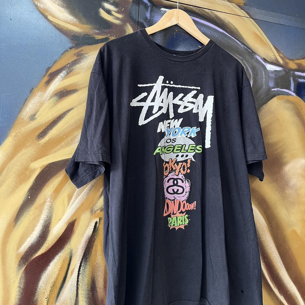 Stussy Large Front Logo Graphic Tee