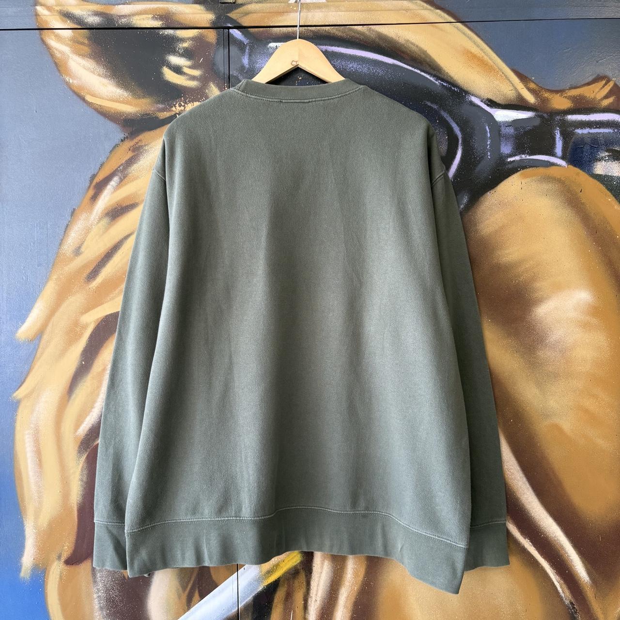 Vintage Levi’s Sweatshirt Mens Large Green Embroidered Spell Out Red Tab Pullover Jumper Top 90s Y2K 00s