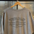 BR2306IV-P -  Vintage Retro Essential Harley Davidson Pomona Valley, Montclair, California Grey Graphic Print Top Tee T-shirt #graphic #motorcycles #biker #harley #harleydavidson