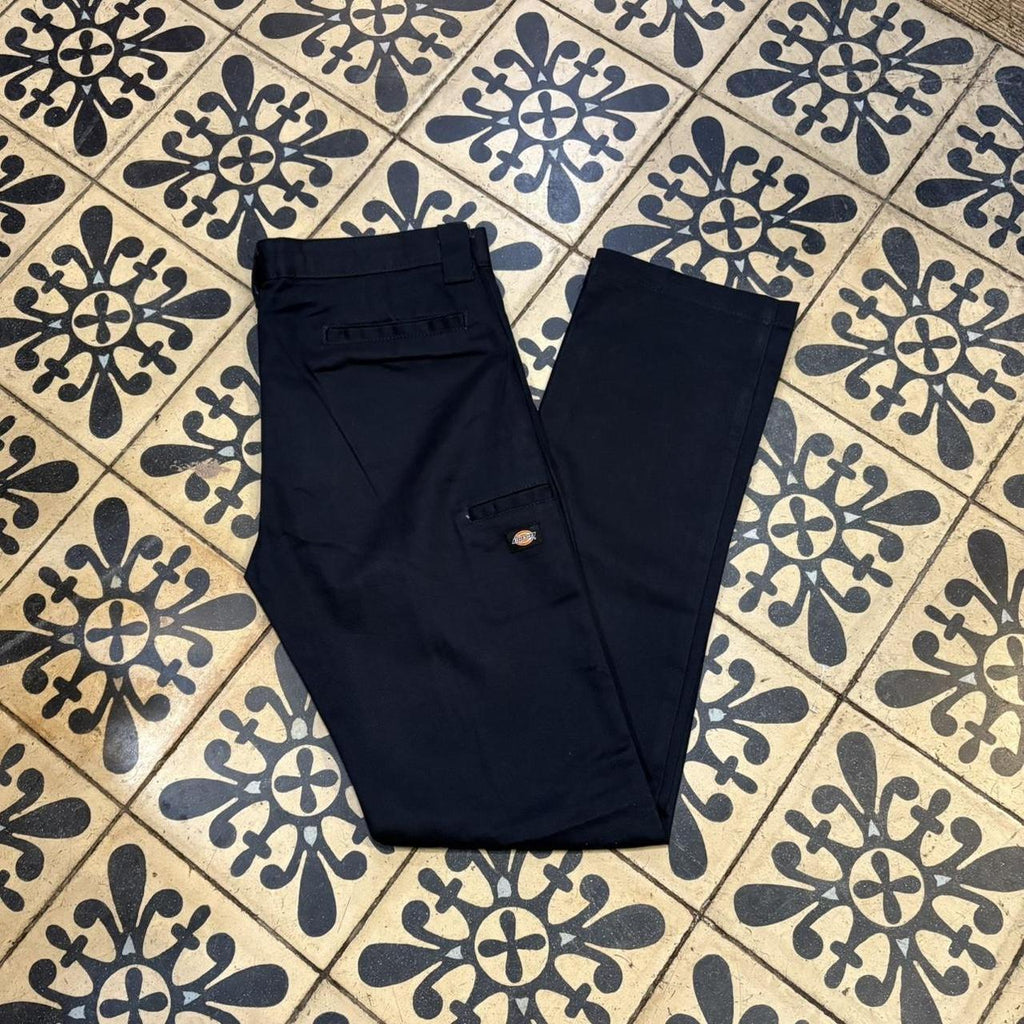 BR2306IF-F - Vintage retro essential  Navy Dickies Skinny Straight Trousers pants casual workwear #skater #utility #workwear #carpenter #dickies