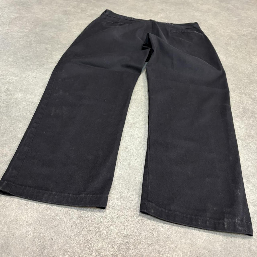 BR1011AO-U - Vintage retro essential  Black Dickies Straight Leg Trousers pants casual workwear #skater #utility #workwear #straightleg #dickies