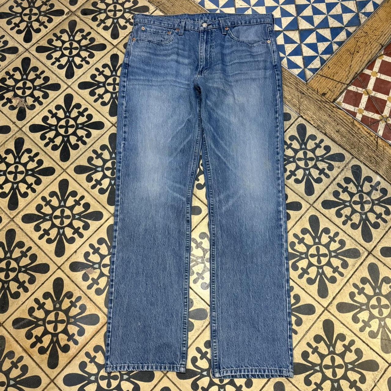 TRW603-F - Vintage retro essential  Levi’s 514 Blue Wash Denim Jeans Trousers pants #denim #jeans #levis514 #levis #straightleg