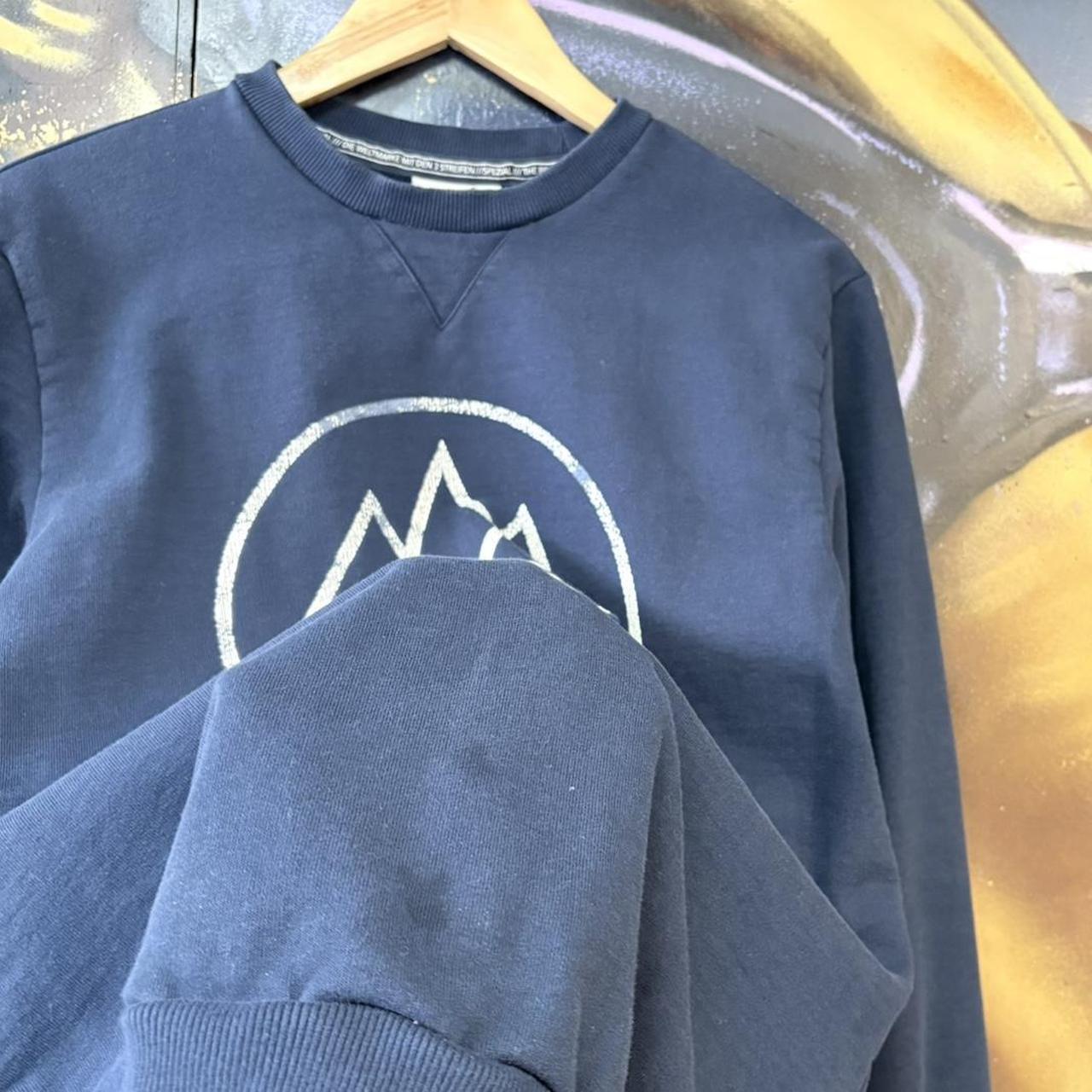 Vintage Adidas Spezial Sweatshirt Mens Medium Navy Trefoil Logo Crewneck Football Casual 90s Y2K