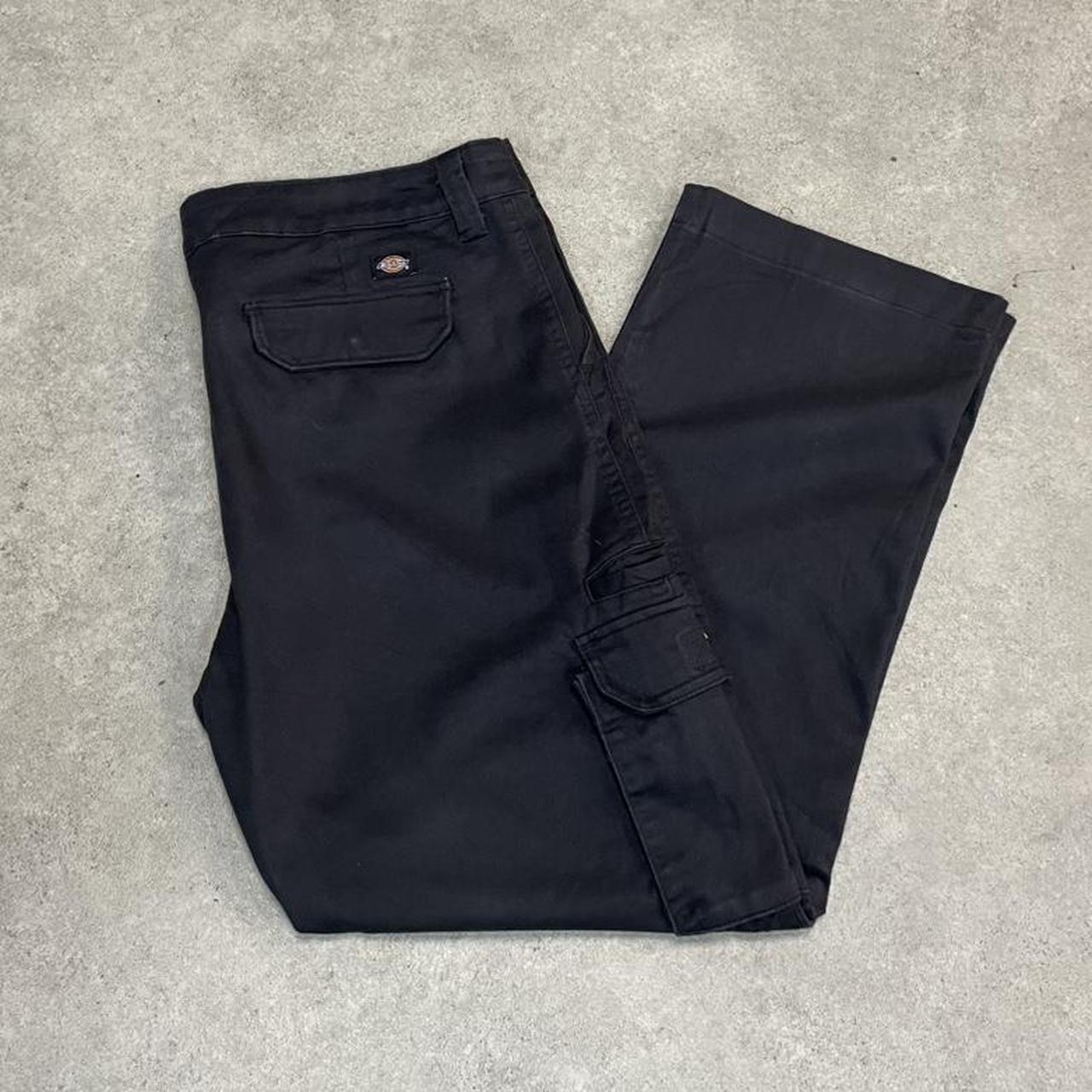 Dickies Black Cargo Skater Trousers Workwear Pants