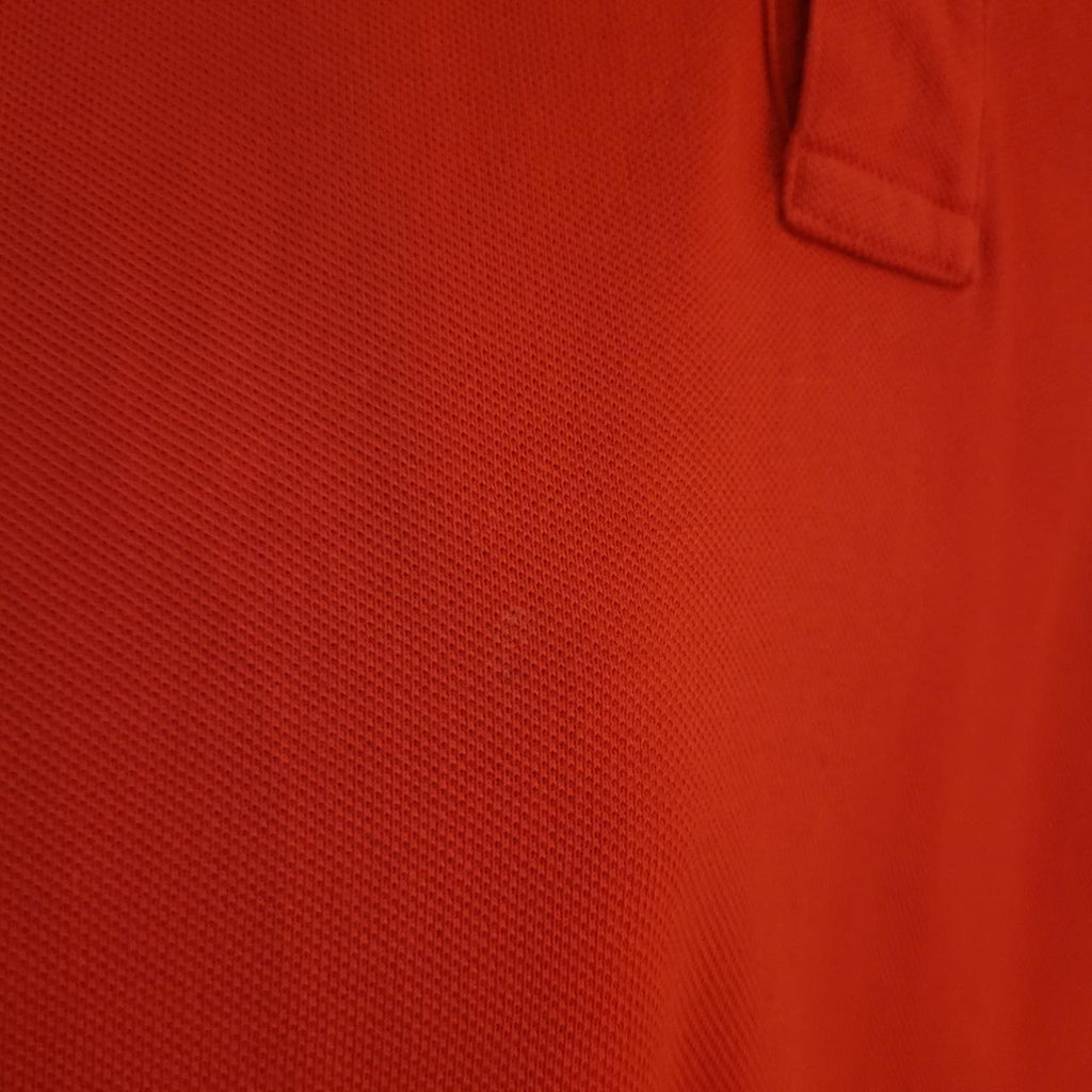 POL125 - Vintage Ralph Lauren Red Polo Shirt Short Sleeve collared button up top #Y2K #preppy #chiefkeef #golf #oldmoney