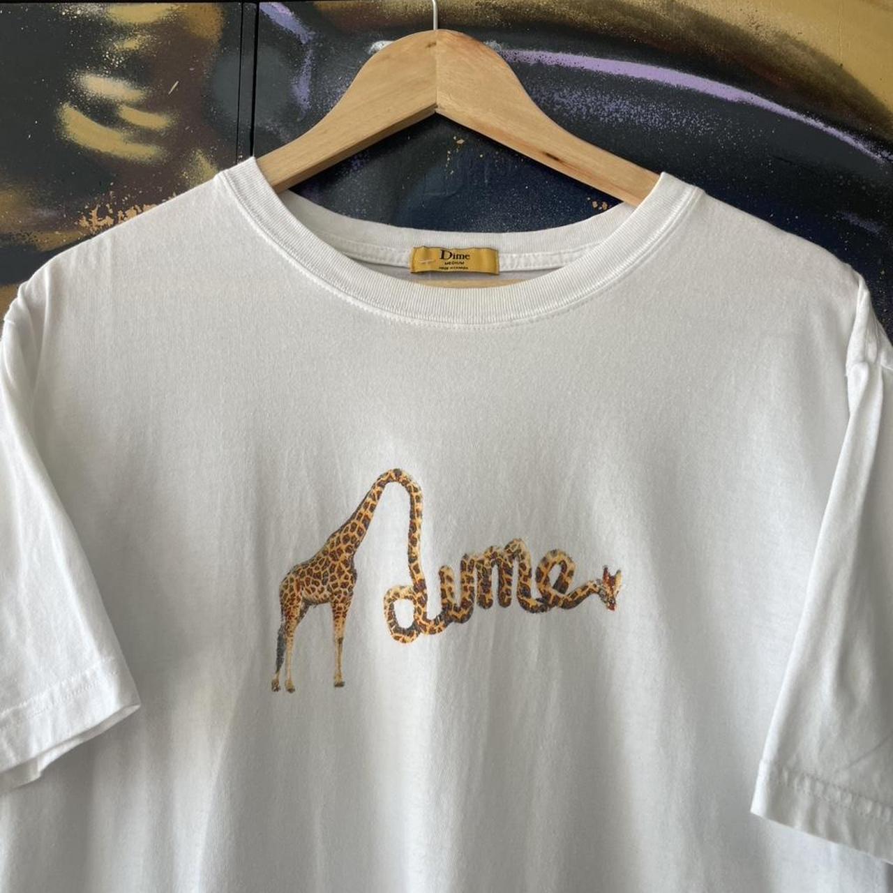 Dime Giraffe Spellout Graphic Tee