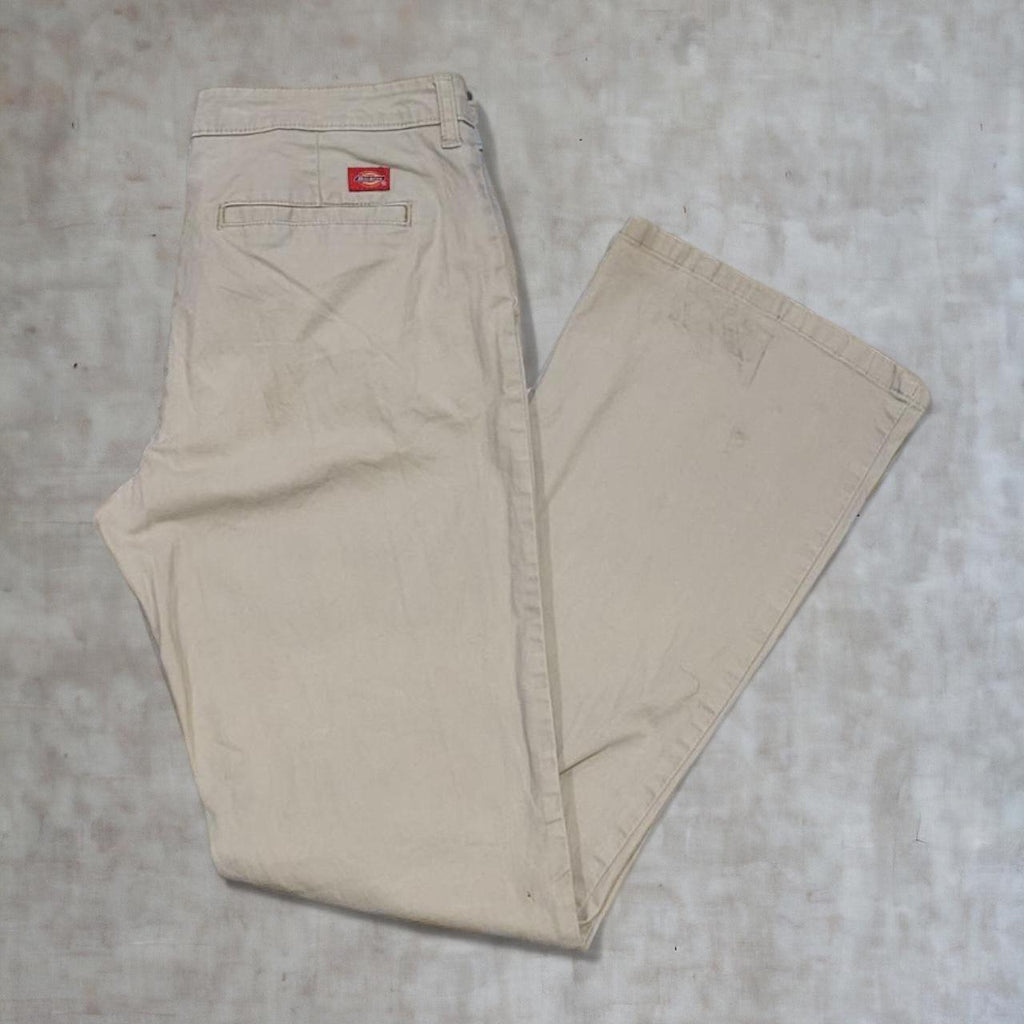 TRW0056BR - Vintage retro essential adult Dickies Trousers pants with embroidered patch logo #y2k #dickies #skater #workwear #chino