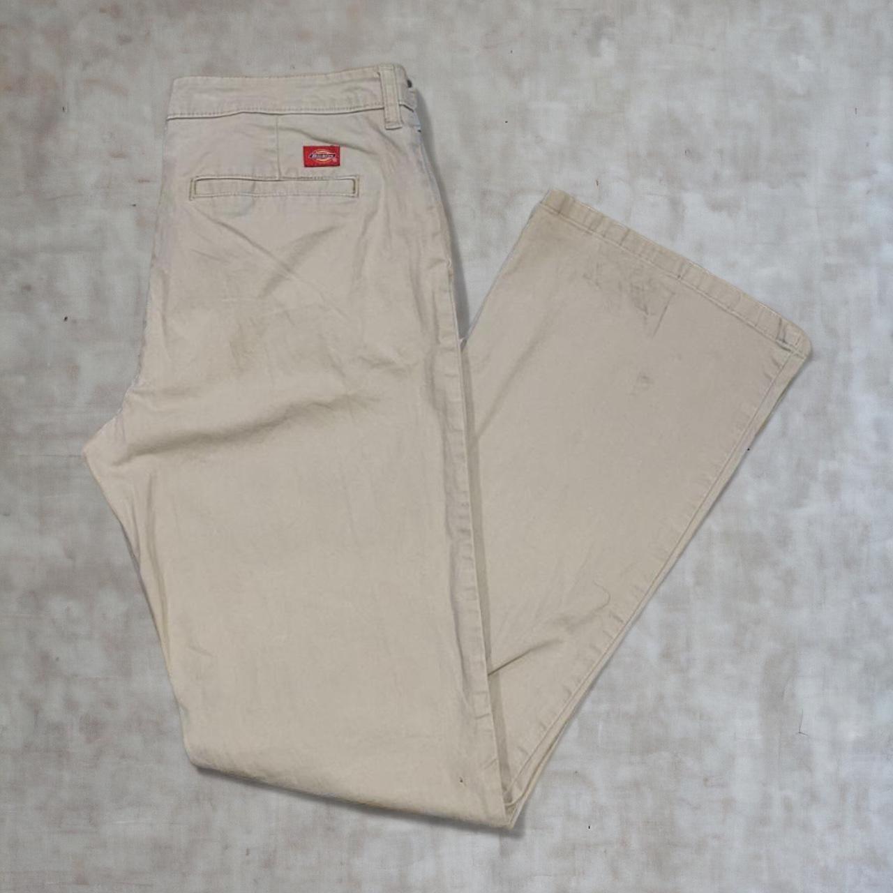 TRW0056BR - Vintage retro essential adult Dickies Trousers pants with embroidered patch logo #y2k #dickies #skater #workwear #chino