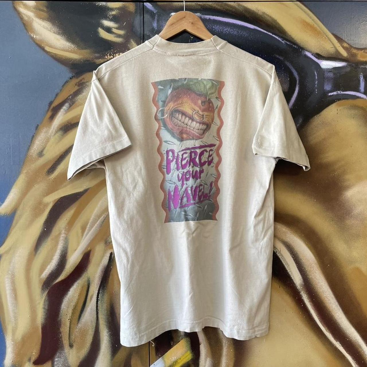 Vintage DeKuyper Promo T Shirt Mens Large Beige Tee Single Stitch Alcohol Beer Graphic Print 90s Y2K