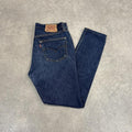 MES2705K - Vintage retro essential  Levi’s 501 Blue Wash Denim Slim Fit Jeans Trousers pants #denim #slim #levis #levis501 #jeans