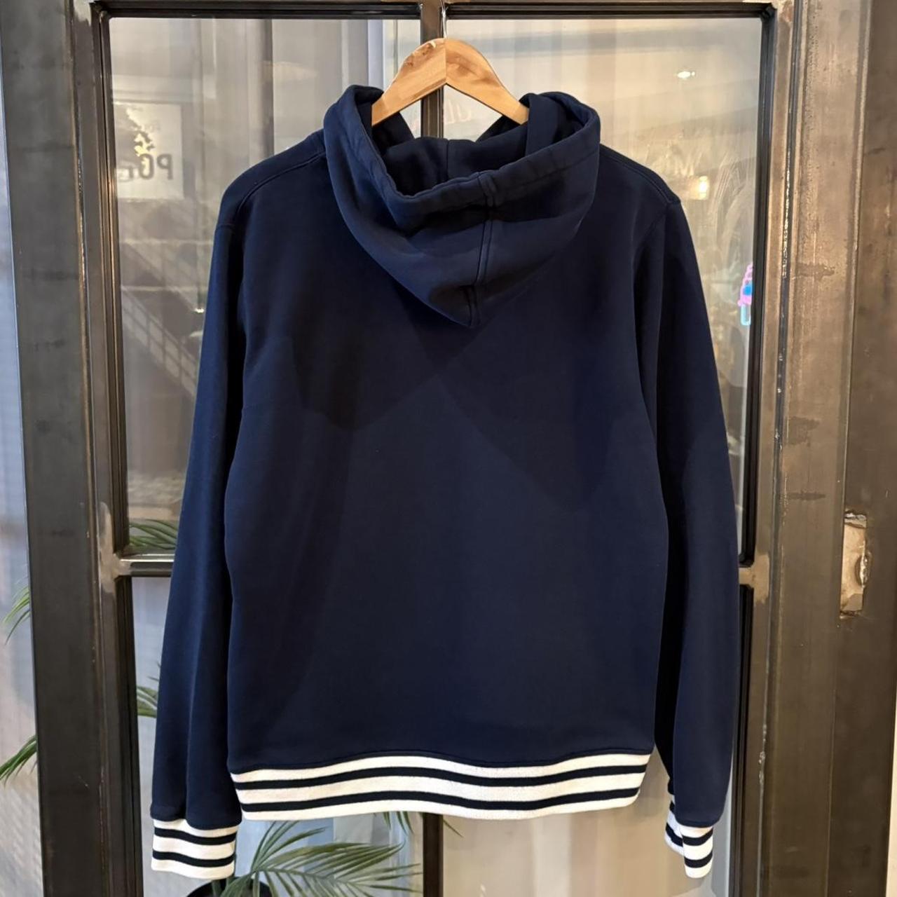 MA0406CP-P - Vintage Retro Essential Navy Karl Kani 1989 Est, Brooklyn NYC Sweatshirt Hoodie with embroidered logo #90s #sportswear #essential #karlkani #y2k