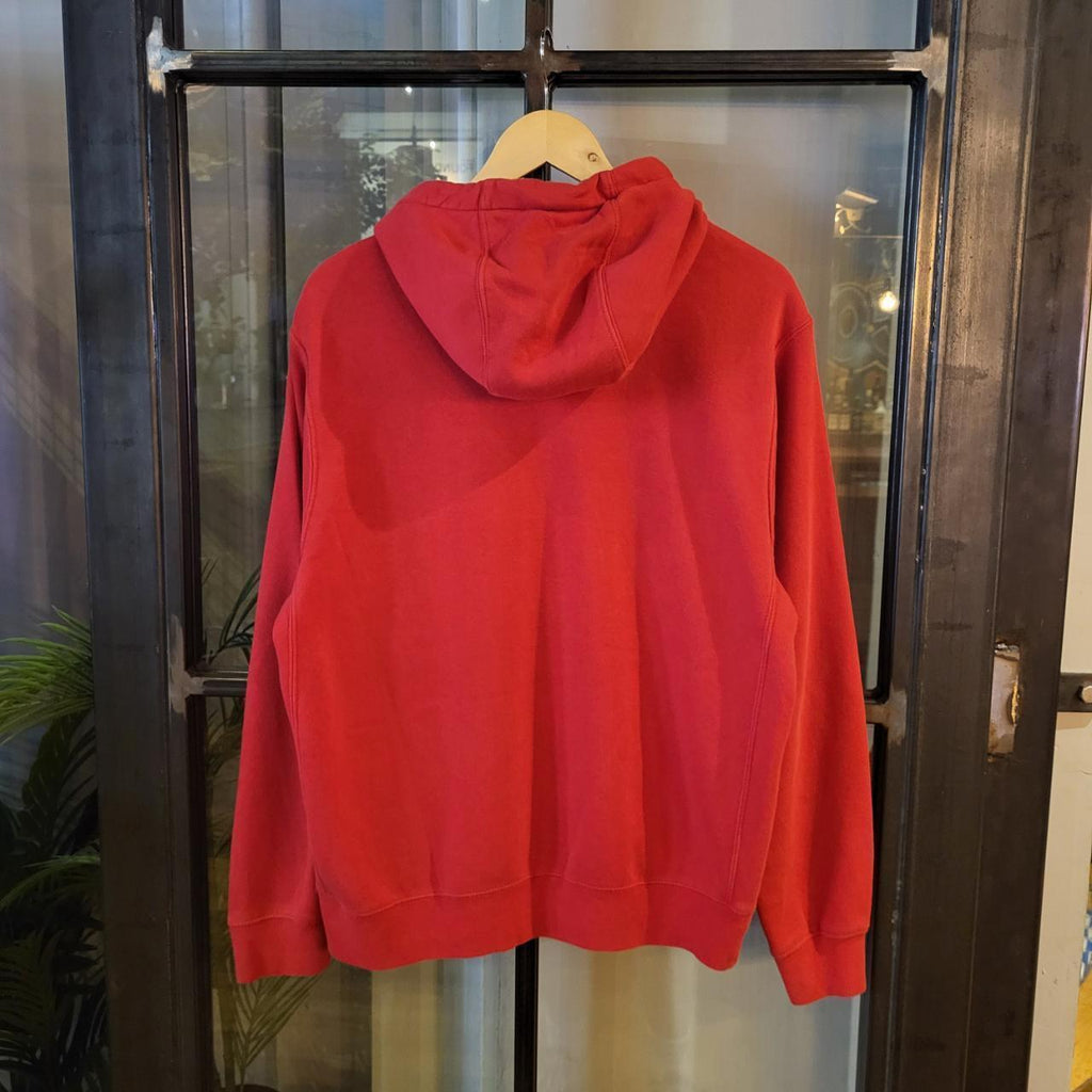 SWT292 - Vintage Retro Essential Nike Red Hoodie sweatshirt jumper crewneck with embroidered swoosh logo #essential #y2k #nike #casual