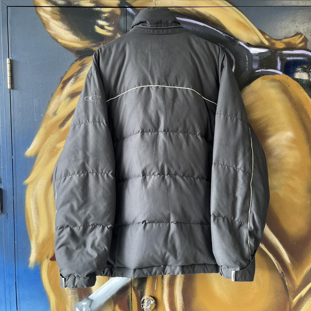 O’Neill Puffer Jacket full zip down goose feather coat vintage retro 90s Y2K surf