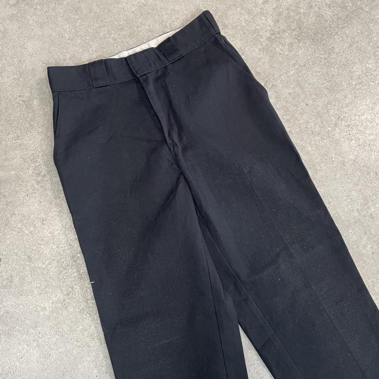 Dickies Black Chino Skater Trousers Workwear Pants