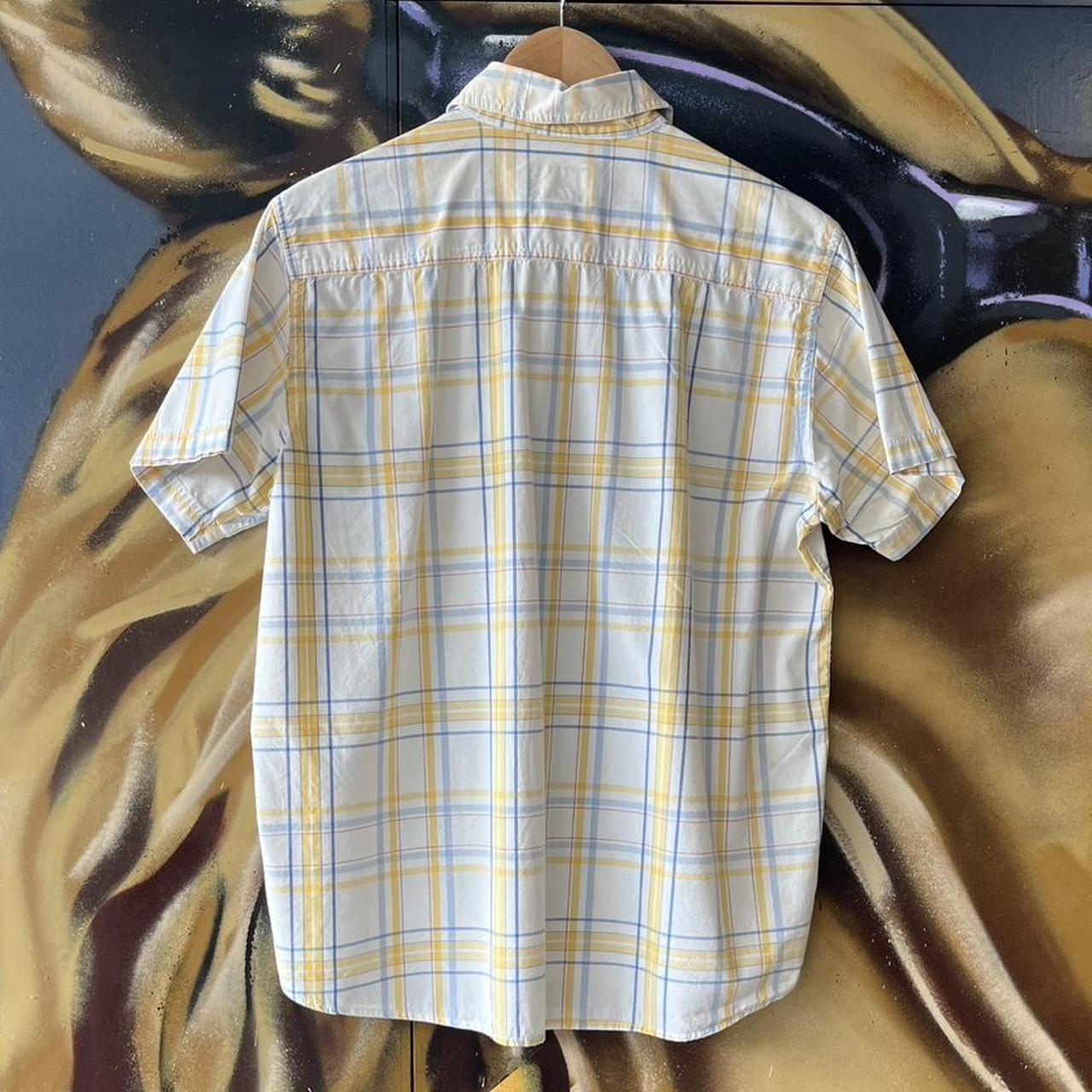 Checkered Short Sleeve Button Up Shirt