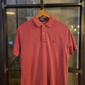 POL200 - Vintage Ralph Lauren Pink Polo Shirt Short Sleeve collared button up top #Y2K #preppy #chiefkeef #golf #oldmoney