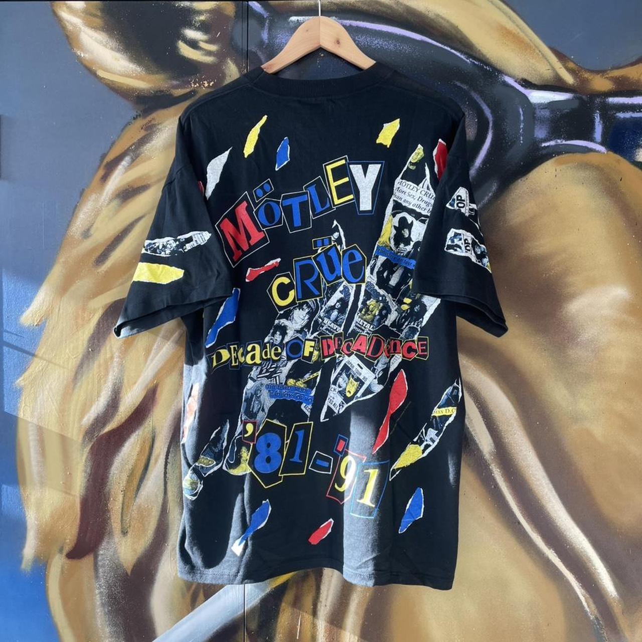 1991 Motley Crue ‘Decade of Decadence’ AOP Graphic Tee