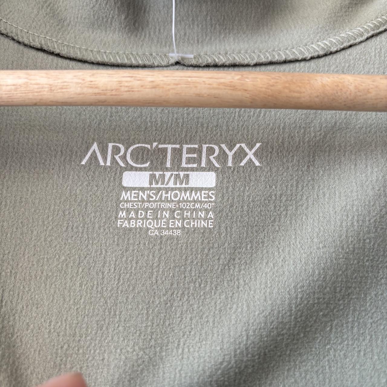Arc’teryx Jacket Mens Medium Ribbed Lightweight Full Zip Mid Outer Layer Outdoors Gorpcore Hike Trail Jumper Top 90s Y2K 00s