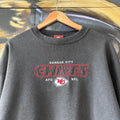 Vintage Kansas City Chiefs Sweatshirt Mens XL Black NFL American Football Jumper USA 90s Y2K