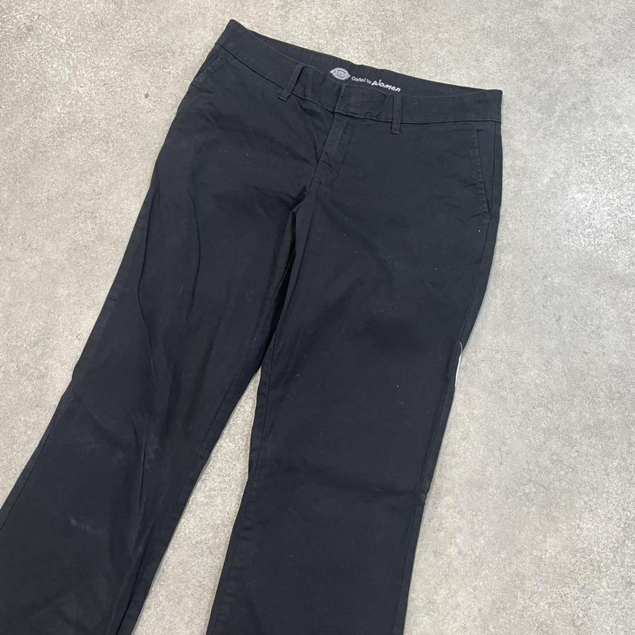 Dickies Black Chino Skater Trousers Workwear Pants
