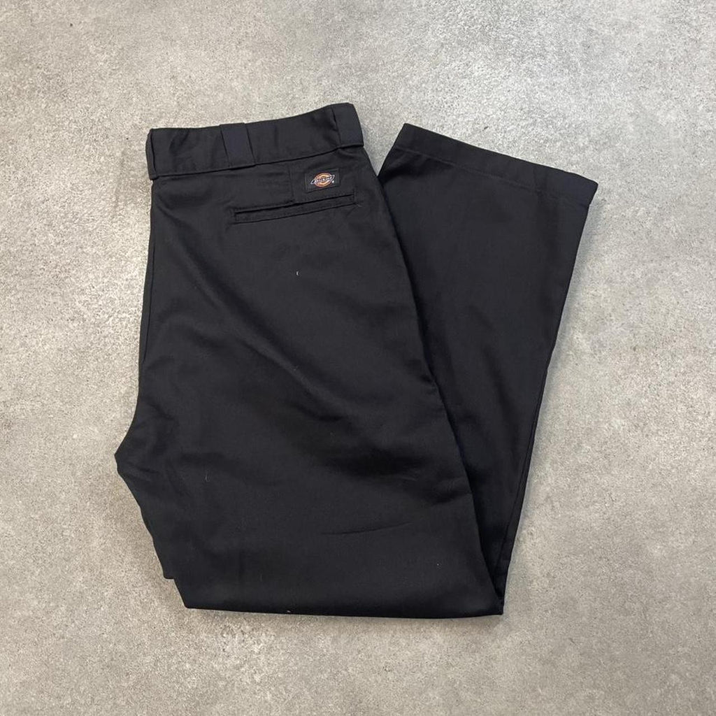 Dickies Black Chino Skater Trousers Workwear Pants