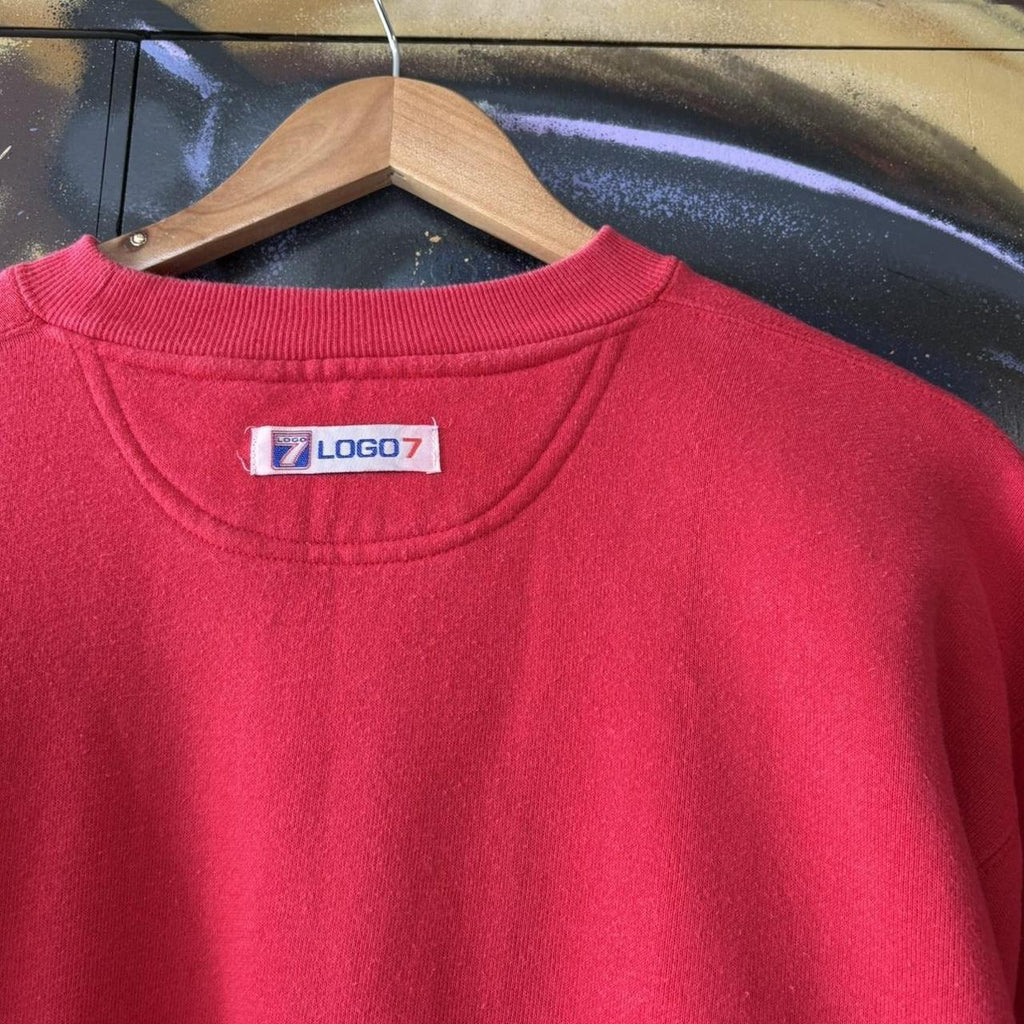 Vintage St Louis Cardinals Jumper Red Mens Large 1990 MLB Baseball Sweatshirt Top 90s Y2K Logo 7 USA