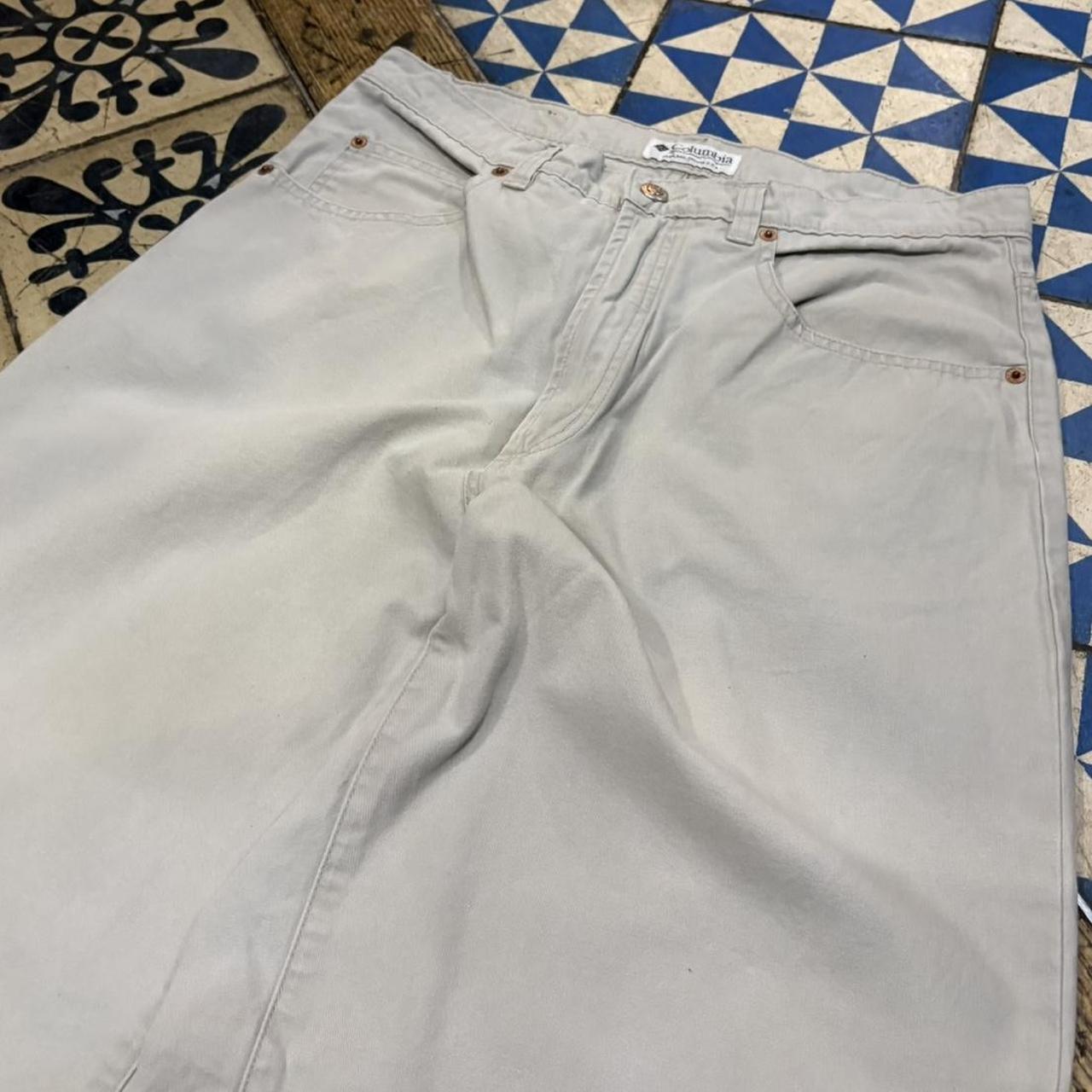 BR2401N-F - Vintage retro essential Grey Columbia Stone Expedition Hike OutdoorsTrousers pants #skater #utility #climbing #hiking #columbia