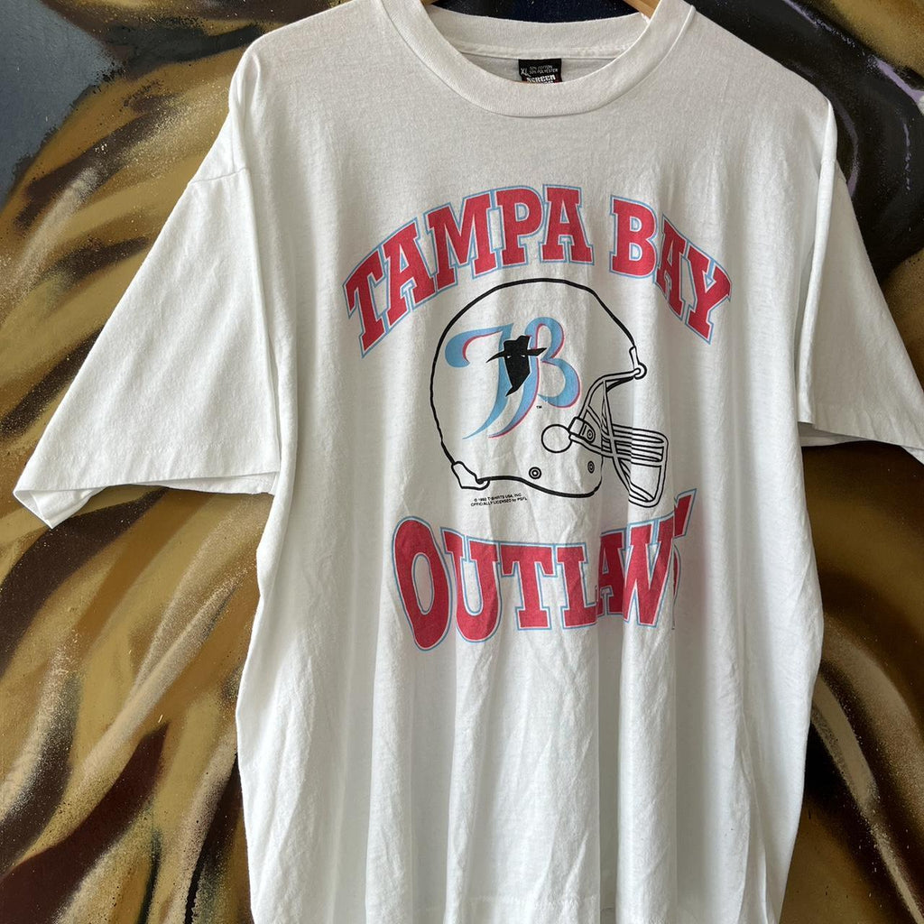 1992 Tampa Bay Outlaws American Football NFL Graphic Tee