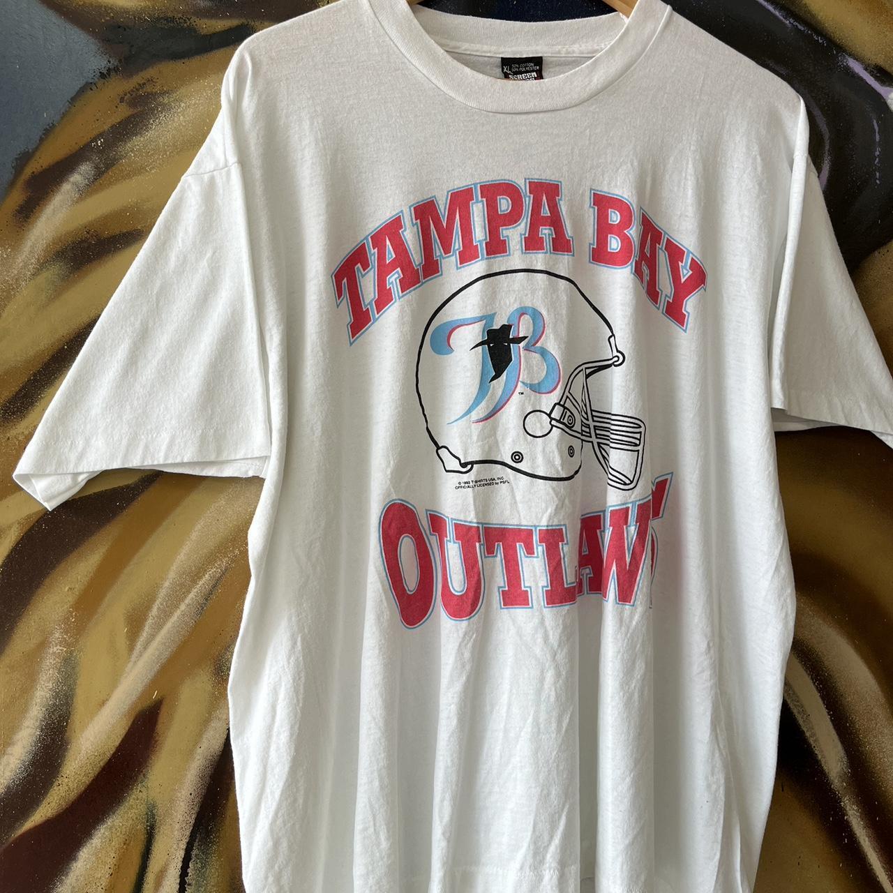 1992 Tampa Bay Outlaws American Football NFL Graphic Tee